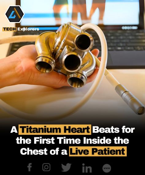 BiVACOR's fully mechanical, maglev-powered titanium heart has been successfully implanted in a human patient for the first time. Utilizing technology similar to that in high-speed rail lines, this total artificial heart (TAH) features a magnetically levitated rotor that pumps blood with minimal friction. The implantation, conducted at the Texas Heart Institute as part of an FDA-overseen feasibility study, aims to support patients with end-stage heart failure while they await transplants. Bi... Artificial Heart Technology, Artificial Heart, Arcane Oc, Feasibility Study, Speed Rail, High Speed Rail, Clinical Trials, Innovative Design, In A Heartbeat