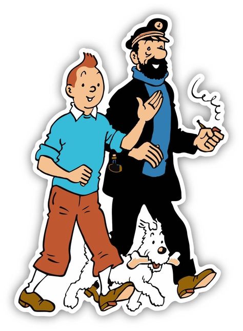 Tintin Captain Haddock Cartoon Sticker Decal laptop wall car phone Kids | eBay Tin Tin Cartoon, Captain Haddock, African Print Maxi Skirt, Family Tree Wall Decal, Dress Painting, Tree Wall Decal, Wall Stickers Home, Peel And Stick Vinyl, Vinyl Wall Stickers