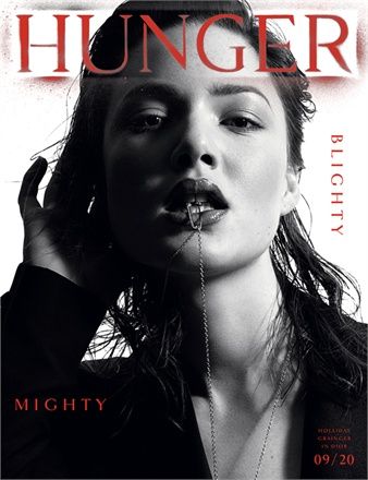 Hunger (US) Hunger Campaign, The Hunger 1983, Wonderland Magazine Cover, Hunger Games Propaganda, Holliday Grainger, Hunger Magazine, Portfolio Covers, Cool Magazine, Creative Company