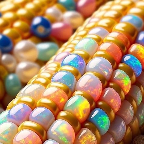 @rachelsaibrainstorming on Instagram: "Corn art inspired by real Glass Gem corn. The last picture is a real picture of glass gem corn that inspired the AI ones. I think I heard about it for the first time last summer. It’s really beautiful. #glass #glassgemcorn #plantart #foodart #beads #gemstones #springcolors #ai #aiart #designinspo" Picture Of Glass, Gem Corn, Glass Gem Corn, Glass Gems, Glass Pictures, Plant Art, Real Pictures, Spring Colors, Design Inspo