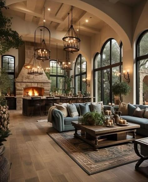 Tudor House Interior Living Rooms, Tudor Architecture Interior, Modern Italian Home, Transitional Architecture, Dream Life House, 아파트 인테리어, Dream House Rooms, Dream House Interior, Metal Homes