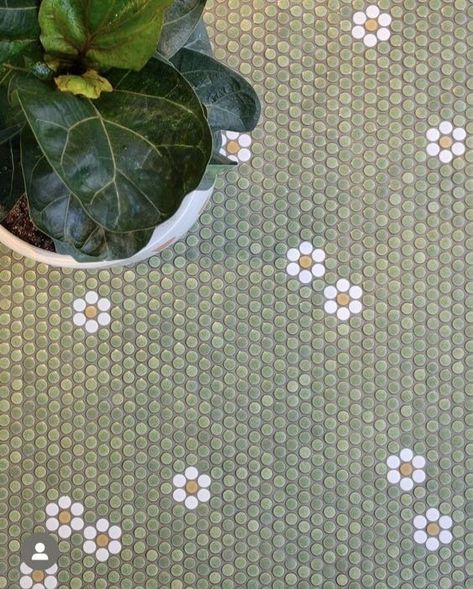 Penny Tiles Bathroom, Tile Layout, Penny Tile, Penny Round, Winter Cold, Home Design Decor, Dream House Decor, Tile Patterns, Tile Design