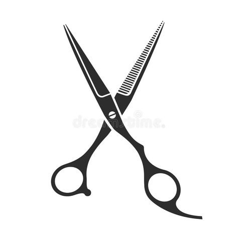 Vintage barber shop scissors vector illustration Barber Scissors Logo, Scissor Logo Design, Scissors Logo, Element Illustration, Vintage Barber, Barber Scissors, Bed Lights, Logo Label, Barber Shop