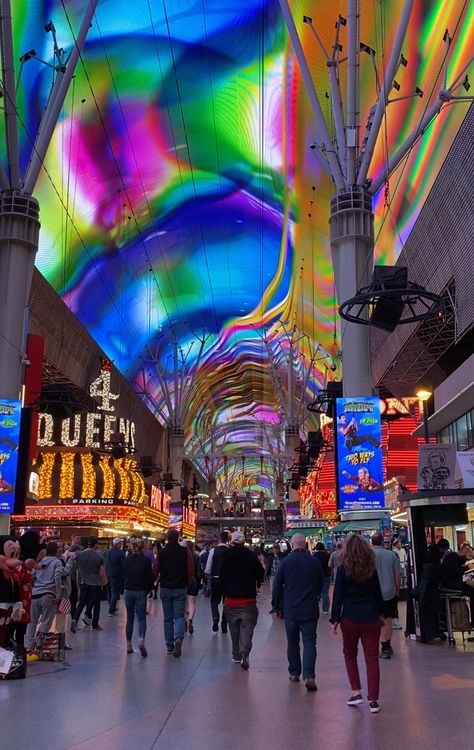 Fremont Street Experience, Las Vegas. Las Vegas Fremont Street, Freemont Street Las Vegas, Las Vegas Street, Fremont Street Las Vegas, Freemont Street, Fremont Street Experience, Travel Bucket List, Times Square, Las Vegas