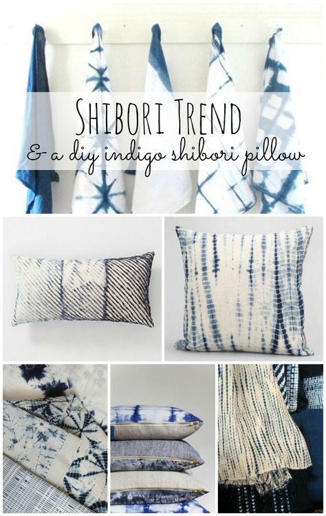 Batik Techniken, Batik färben, Fatikfarben Shibori Diy, Shibori Pillows, Shibori Techniques, Tie Dye Kit, Shibori Tie Dye, Indigo Shibori, Dyeing Techniques, Diy Pillows, How To Dye Fabric