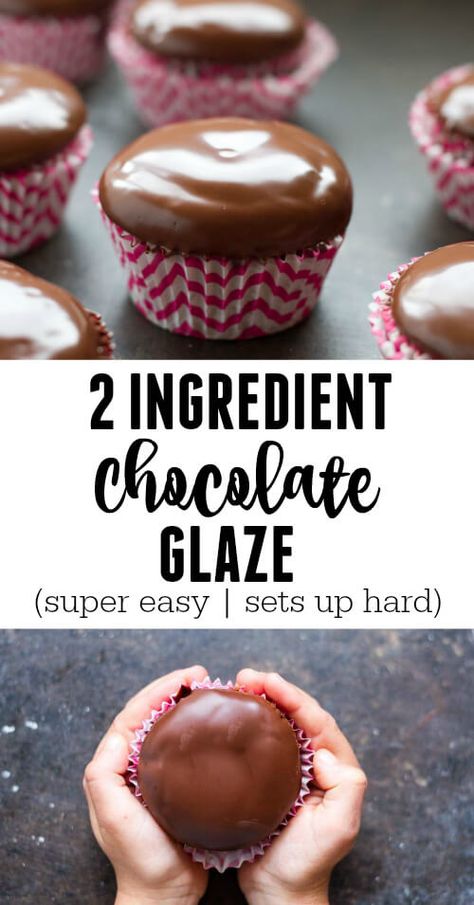 A 2 ingredient deep, dark chocolate glaze is the perfect finishing touch to any decadent dessert. #dairyfree #chocolate #frostingrecipes #chocolateglaze Chocolate Glaze That Hardens, Coconut Oil Chocolate Frosting, Pourable Chocolate Frosting, Chocolate And Coconut Oil, Keto Chocolate Glaze, Keto Glaze Frosting, Melted Chocolate Frosting, Chocolate Frosting Easy 2 Ingredients, Chocolate Glaze For Donuts Recipe