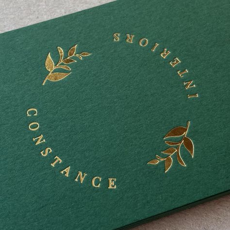 #Logos #Green_And_Gold_Packaging #Green_Gold_Packaging #Gold_Foil_Printing Green Gold Packaging, Emerald Green And Gold Branding, Gold Print Design, Green And Gold Business Cards, Forest Green Branding, Green And Gold Branding, Gold Logo Design Ideas, Emerald Branding, Backdrop Minimalist