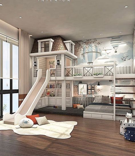 Upper and lower bed designs,  Upper and lower bed for children.  #Homedecor # children #Bedroom #UpperAndLowerBed Hiasan Dalaman Rumah, Luxury Kids Bedroom, Bilik Idaman, Closet Aesthetic, Cool Kids Bedrooms, Desain Furnitur Modern, Design Bed, Kids Bedroom Designs, Cute Bedroom Ideas