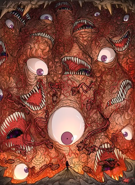 Wall of Flesh (TERRARIA) - Videogame FanArt Wall Of Flesh Terraria, Wall Of Flesh, Terraria Memes, Terraria Art, Terrarium Base, Videogame Fanart, Wall Terrarium, Terraria House Design, Geeky Art