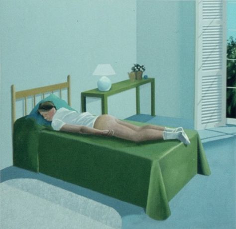 David Hockney "The Room Tarzana", 1967 (Great Britain, Pop Art, 20th cent.) David Hockney Artwork, David Hockney Artist, Rainer Fetting, David Hockney Paintings, David Hockney Art, James Rosenquist, Claes Oldenburg, Walker Evans, East Riding Of Yorkshire