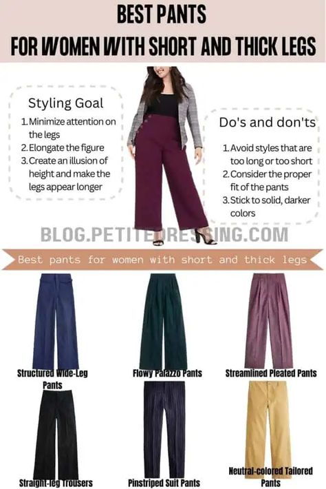 Trouser Pants Pattern For Women, Pants For Short Women, Pleated Pants Outfit, Tailored Pants Outfit, Trouser Pants Pattern, Petite Dressing, Types Of Trousers, Outfit Petite, Classy Lifestyle