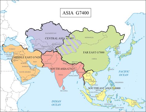 Asian Countries Map, Asia Map Geography, West Asia Map, Ancient India Map, Physical Map Of Asia, South East Asia Map, Wwii Maps, World Map Continents, Saraswati Photo