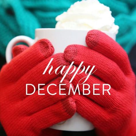 Friday Favorites - The First of December Hallo December, Hello December Tumblr, Silvester Diy, Stampin Up Weihnachten, December Quotes, Red Mittens, Happy December, Hello December, Holiday Quotes