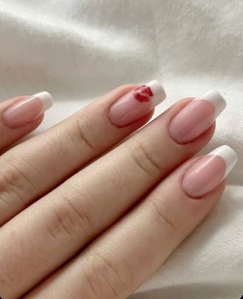 Baby Pink Nail Art, Ongles Gel French, Halloween Nails Easy, Kiss Nails, Subtle Nails, Girly Acrylic Nails, Basic Nails, Her Nails, Coffin Shape Nails