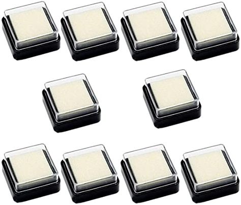 Amazon.com: 10Pcs Empty Blank Ink Pad No Ink DIY Ink Stamp Pad for Ink Refill DIY Painting Scrapbooking Craft Project, 30x30MM : Arts, Crafts & Sewing Diy Stamp Pad, Diy Ink, Clear Top, Infusible Ink, Diy Stamp, Stamp Pad, Ink Refill, Ink Stamps, Ink Pad