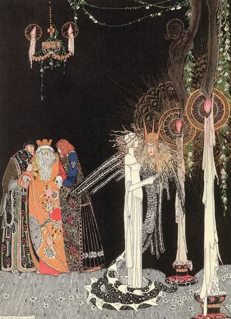 Oh, Disney, You Never Should Have Fired Kay Nielsen Kay Nielsen, East Of The Sun, Chinese Drawings, Edmund Dulac, Hidden Art, Modern Illustration, Fairytale Illustration, Japon Illustration, Illustration Vintage