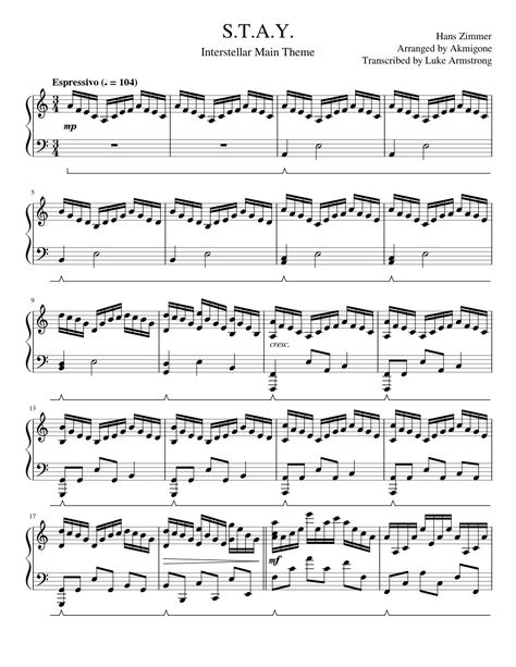 How To Play Interstellar On Piano, Interstellar Main Theme Piano Sheet, Interstellar Sheet Music, Interstellar Music Piano, Interstellar Piano Sheet Music, Tolerate It Piano Sheet Music, Piano Songs Chords, La La Land Sheet Music Piano, Free Piano Sheets