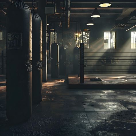 Dark elegant retro boxing gym, instant download after purchase. 4096x4096 pxl Boxing Dark Aesthetic, Old Boxing Gym, Boxing Gym Aesthetic, Gym Asethic, Boxe Aesthetic, Vintage Boxing Gym, Dark Gym, Dojo Design, Box Sport