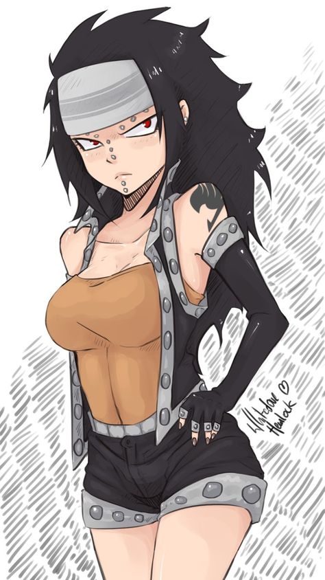 Fem!Gajeel by WhitedoveHemlock on DeviantArt Genderbend Anime, Gajeel Fanart, Levy Mcgarden X Gajeel, Fairy Tail Genderbend, Fairy Tail Gajeel And Levy Fanart, Fairy Tail Female Characters, Fairy Tail Levy, Gajeel And Levy, Fairy Tail Gajeel And Levy Pregnant