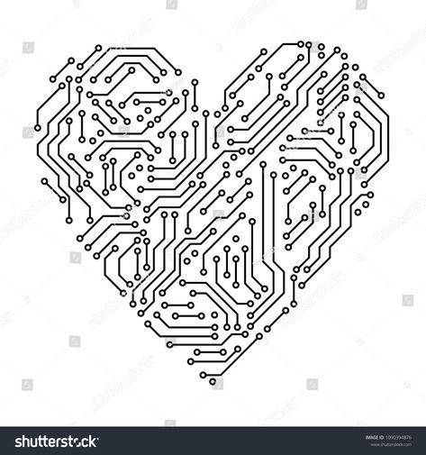 Printed circuit board black and white heart shape computer technology, vector #Ad , #Sponsored, #black#white#board#Printed Technology Vector, Interior Design Portfolios, Black And White Heart, Printed Circuit, Printed Circuit Board, Computer Technology, Vector Stock, White Heart, Circuit Board