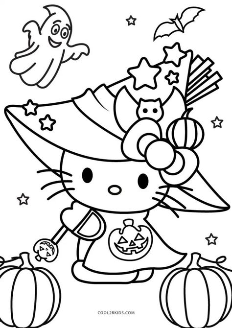 Free Printable Halloween Coloring Pages, Taekwondo Wallpaper, Halloween Coloring Sheets, Free Halloween Coloring Pages, Free Printable Halloween, Hello Kitty Colouring Pages, Witch Coloring Pages, Love Coloring Pages, Kitty Coloring