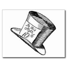 mad hatter hat - Google Search Top Hat Tattoo, Alice Drawing, Top Hat Drawing, Mad Hatter Tattoo, Hat Tattoo, Hat Drawing, Disney Sleeve, Horoscope Tattoos, Wonderland Alice