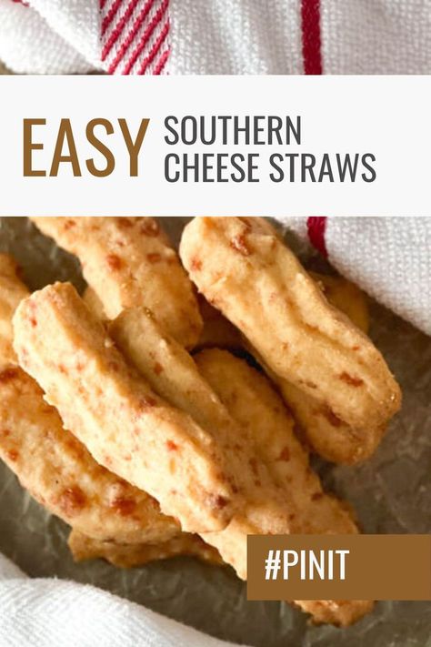 Easy Southern Cheese Straws are a Holiday and party staple in the south. Butter and cheese come together to make the perfect crispy wafer that everyone will love. Here is the BEST cheese straw recipe. Cheese Straw, Cheese Straws Recipe, Best Freeze Dried Food, Homemade Flatbread, Bread Chocolate, Cheese Straws, Easy Cheese, Food Appetizers, Cheesy Bread