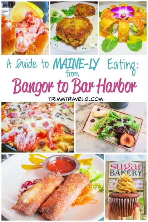 If you're heading to southeast Maine and looking for the best local food, here are ten great restaurants from Bangor to Bar Harbor and a few in between! From lobster and other seafood options to even an interesting Maine delicacy, there's definitely something for everyone! #restaurants #maine #bangor #barharbor #food #foodie #travel #usa #eat Bangor Maine, Visit Maine, Bar Harbor Maine, Usa Food, Maine Travel, Bangor, Great Restaurants, Food Tours, Foodie Travel