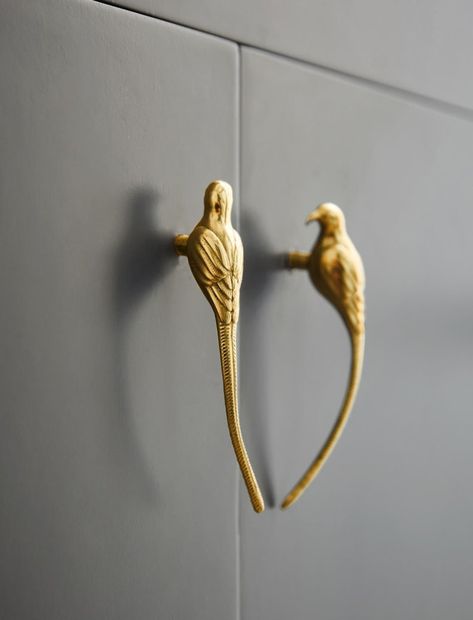 Magpie Brass Knob Cabinet Knob Brass Drawer Gold Handle Closet Door Brass Pull Single Hole Wardrobe Knob Magpie Handle for Furniture-a596 - Etsy Ceramic Cabinet Hardware, Interesting Cabinet Hardware, Gold Door Pulls, Unique Door Handles, Unique Cabinet Hardware, Closet Handles, Unique Handles, Brass Cabinet Pull, Closet Door Handles