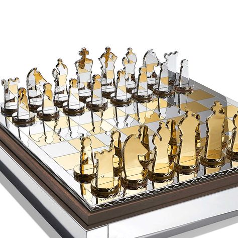 8 Of The Best Luxury Chess Sets To Add To Your Collection | Tatler Asia Acrylic Games, Medieval Chess Set, Wood Frame House, Themed Chess Sets, Glass Chess, Luxury Chess Sets, Chess Set Unique, Marble Chess Set, Tiffany Blue Box