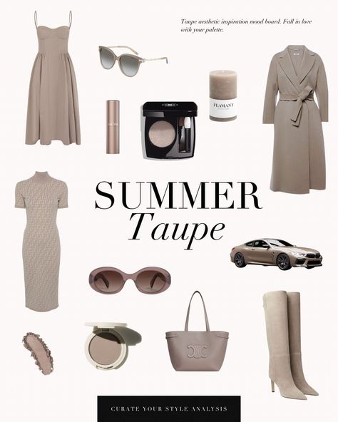 Colour Analysis + Personal Styling (@curateyourstyle) • Instagram photos and videos Taupe Mood Board, Color Analysis Summer, Summer Skin Tone, Cool Summer Palette, Light Summer Color Palette, Soft Summer Palette, Soft Summer Color Palette, Style Analysis, Soft Summer Colors