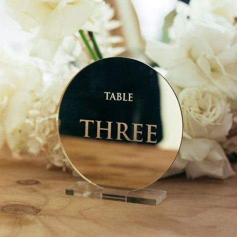 Wedding Reception Table Decorations, Acrylic Table Number, Acrylic Table, Gold Engraving, Colorful Table, Reception Table, Table Number, Wedding Table Numbers, Gold Mirror