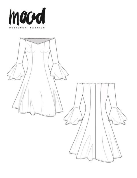 Halloween Sewing Projects Free Pattern, Mood Patterns, Mood Sewciety, Sewing Patterns Free Women, Mood Designer Fabrics, Free Pdf Sewing Patterns, Costume Sewing Patterns, Dress Patterns Free, Free Sewing Pattern