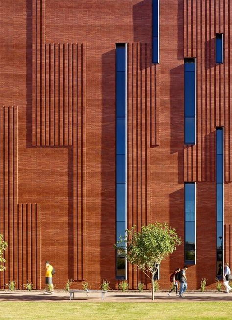 Facade Brick, Building Skin, Brick Projects, Brick Works, Brick Detail, Masonry Wall, Architecture Building Design, Brick Architecture, Architecture Awards