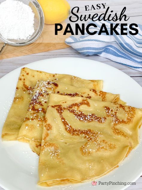 Swedish pancakes, best easy fool proof Swedish Pancake recipe Swedish Crepes Recipe, Polish Pancakes Recipes, Sour Cream Pancakes Pioneer Woman, Norwegian Pancakes Recipes, Pannakukan Recipe, Swedish Pancakes Easy, Pannukakku Recipe, Suffle Recipe Pancakes, Swedish Crepes