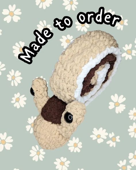 Cinnamon roll snail 🐌 Pattern & made to order plushies available now in my Etsy #Etsy #etsyshop #crochet #crochetproject #crochetinspiration #crochetplush #crochetersofinstagram #crocheter #crochetaddict #crochetplushie #crochetsnail #crochetpattern #fiberart #fiberartist #snail #cinnamonroll #foodplush #instagood #art #cute #follow #followme #style #plushie #plushiesofinstagram Fibre Art, Cinnamon Rolls, Cinnamon, Snail Pattern, Crochet Snail, Art Cute, Cinnamon Roll, Pattern Making, Fiber Art