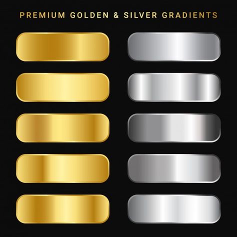 How To Shade Silver, How To Render Gold, Metal Coloring Reference, How To Color Gold Digital, How To Color Gold, How To Shade Gold, How To Draw Gold Digital, How To Shade Metal, How To Color Metal Digital