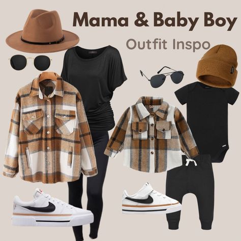 Mom Son Fall Outfits, Matching Outfit Mom And Son, Mom And Son Hospital Outfit, Mother Son Fall Outfits, Mom And Baby Boy Matching Shoes, Fall Mom And Son Outfits, Mom And Newborn Matching Outfits, Mom Son Outfits Matching, Boy Mom Matching Outfits