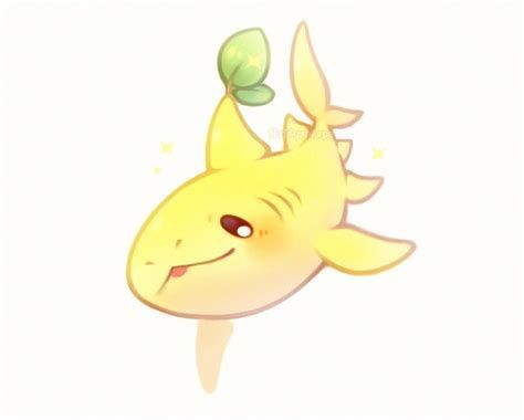 Fish, Yellow, Funny Drawings Ideas, Lemon Shark, Drawings Ideas, Funny Drawings, Cartoon Character, A Smile, Lemon