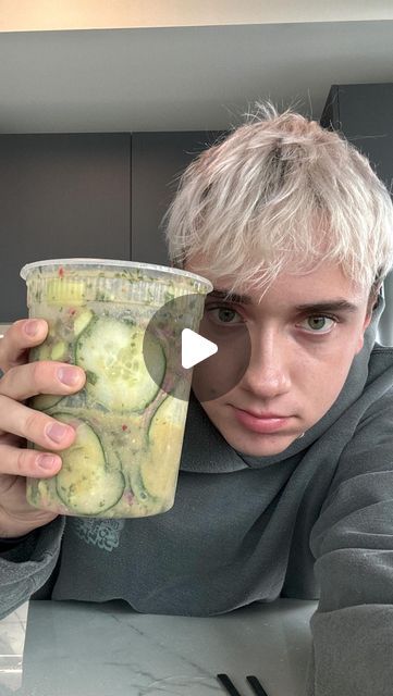 Logan🪵 on Instagram: "Cucumber will change your life" Logan Moffitt Cucumber, Logan Cucumbers, Logan’s Cucumber Salad, Tik Tok Cucumber Snack, Logan’s Cucumber Salad Recipe, Logan’s Viral Cucumber Salad, Cucumber Guy Recipes, Logans Cucumbers, Whole Cucumber Recipes Tik Tok