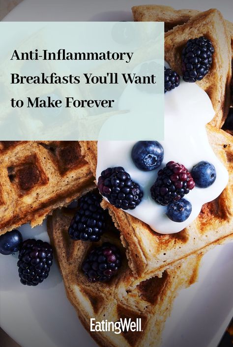 Delicious and nutritious, you're going to want to try these anti-inflammatory breakfast recipes. Start your day with breakfast recipe ideas like our Lemon-Blueberry Ricotta Toast and Avocado Toast with Egg, Spinach & Salsa to lower your inflammation.  #inflammation#antiinflammation#antiinflammatorydiet#healthyeating#healthyrecipes#eatingwell#healthy#breakfast#healthybreakfast#breakfastideas#brunchideas#healthybreakfastrecipes#healthyrecipes Anti Inflammation Breakfast, Toast And Avocado, Strawberry Yogurt Parfait, Avocado Toast With Egg, Breakfast Recipe Ideas, Toast With Egg, Blueberry Ricotta, Egg Spinach, Ricotta Toast