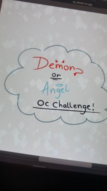 Angel Demon Oc Challenge, Demon Oc Challenge, Oc Generator, Demon Oc, Angel Demon, Oc Challenge, Character Maker, Angels And Demons, Drawing Videos