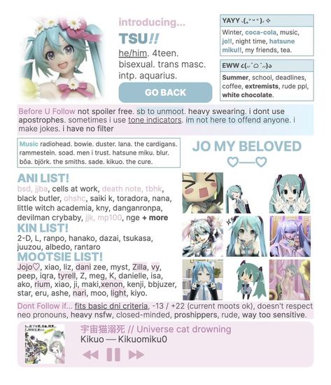 Hatsune Miku, Myspace Aesthetic, Myspace Layout, Cute Website, The Cardigans, Carrd Inspo, Mask Tutorial, Cute Headers, Anime Crafts