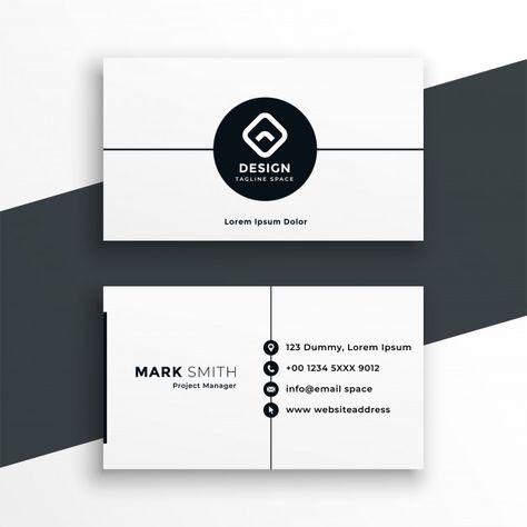 Visit Card Design, Black And White Business Cards, Blue Business Card Design, White Business Card Design, Business Card Design Black, Elegant Business Cards Design, Yellow Business Card, Visit Card, Business Cards Simple