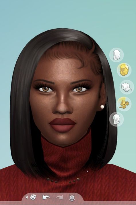 sim4 cc! If you want to know the mods used on her stay tuned! One mod used is the Edna Bob (11 swatches) by @itsbrandysims saved in my Sims 4 Hairstyles board! Sims 4 Bob Hair Cc, Short Hair Black, Sims Hair, Short Bob, Short Bob Hairstyles, Sims 4 Mods, Black Girls Hairstyles, Sims Cc, Bob Hairstyles