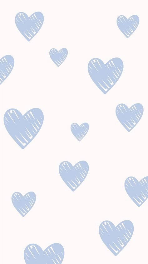 Cute Blue Heart Wallpaper, Aesthetic Wallpaper Blue Pastel Simple, Blue Heart Aesthetic Wallpaper, Blue Wallpaper Heart, Iphone 13 Mini Aesthetic, Blue Heart Wallpaper Iphone, Blue Hearts Wallpaper, Blue Heart Wallpaper, Minimalist Pastel