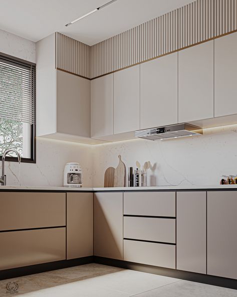 Embrace the simplicity of a minimalist kitchen with clean lines and neutral colors. Using white cabinetry, soft beige counters, and warm beige floors.


#MinimalistKitchen #NeutralTones #ModernDesign #InteriorInspiration #KitchenInspo #HomeDesign #SleekAndSimple Minimalist Beige Kitchen, Kitchen Beige And White, Nude Kitchen, Beige Modern Kitchen, Beige And White Kitchen, White And Beige Kitchen, Beige Kitchen Ideas Modern, Neutral Kitchen Colors Schemes, Neutral Kitchen Colors