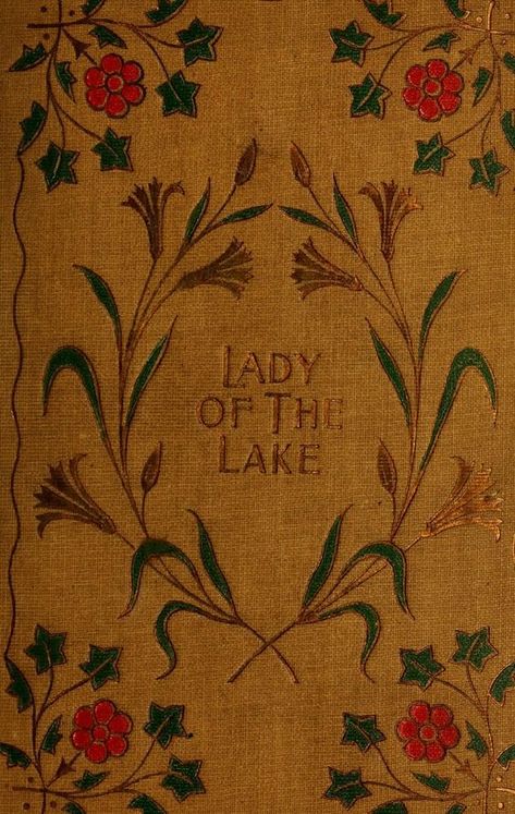 The Lady Of The Lake, Lady Lake, Lady Of The Lake, Vintage Book Covers, Beautiful Book Covers, Old Book, Book Cover Art, Old Books, The Lady