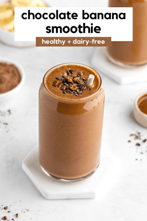 Cacao Powder Recipe, Healthy Cocoa, Best Vegan Protein Powder, Super Healthy Smoothie Recipes, Best Whey Protein Powder, Healthy Milkshake, Healthy Chocolate Banana, Chocolate Smoothie Recipes, Cocoa Powder Recipes