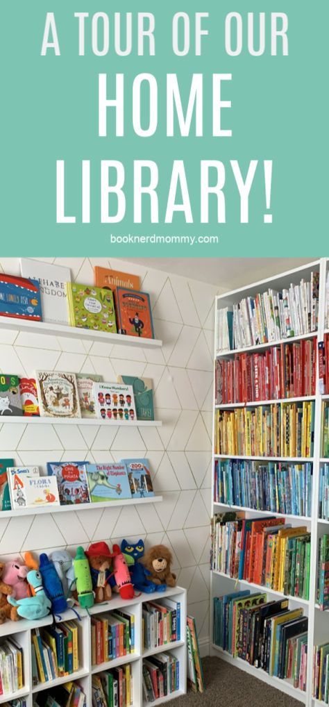 Library Playroom Combo, Nursery Library Ideas, Family Library Room, Library Themed Bedroom, Children’s Library, Kids Library Design, Kids Library Room Ideas, Kids Home Library, Reading Nook Kids Bedroom